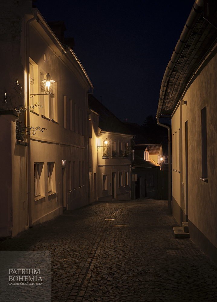 Panská ulice v noci.