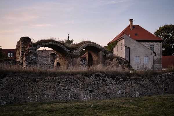 The remains of the Lipy water castle. Ceska Lipa.