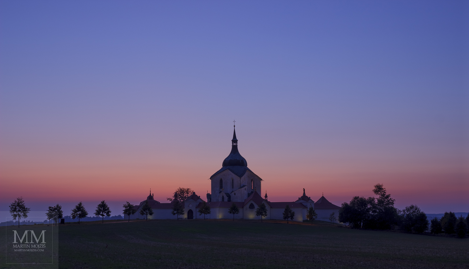 Poutní kostel sv. Jana Nepomuckého na Zelené hoře.