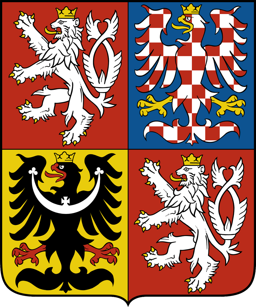 Large state coat of arms of the Czech Republic.