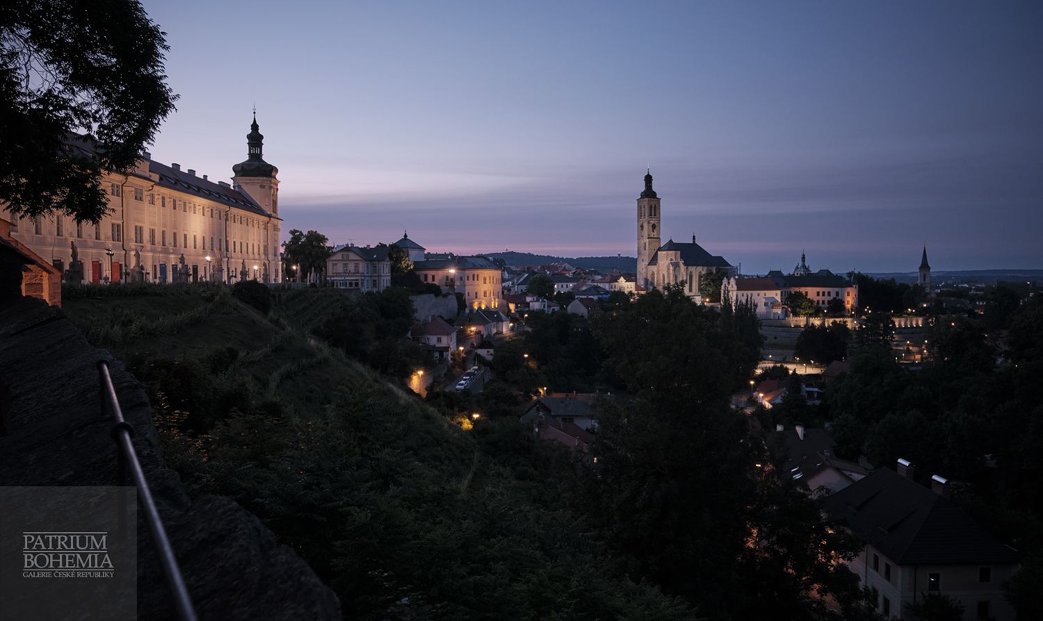 View of the part of the historic center of the Kutna Hora.